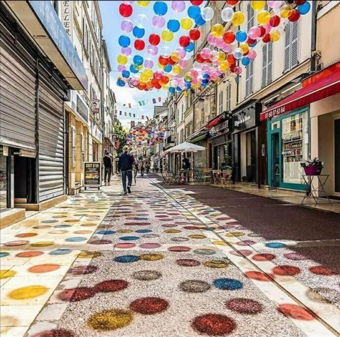 Au P'Tit Lagny - Rue Pietonne Daire Dış mekan fotoğraf
